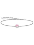 Thomas Sabo Armband mit pinkfarbenem Zirkonia